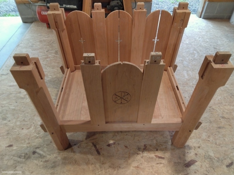 The Sweetgrass Joinery Company, Geauga County, Ohio: Altar of Repose, St. Mary Parish Rectory Chapel