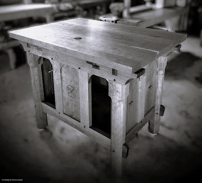 The Sweetgrass Joinery Company, Geauga County, Ohio : Altar of Repose, St. Mary Parish Rectory Chapel