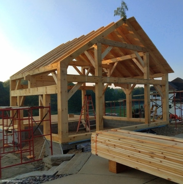 Aspen Hills Barn Pavilion/The Sweetgrass Joinery Company