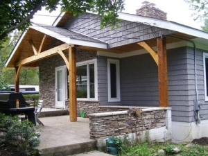 Porch Timberwork/The Sweetgrass Joinery Co.