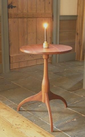 Woodwork/The Sweetgrass Joinery Co. - Shaker style candle stand in native cherry.