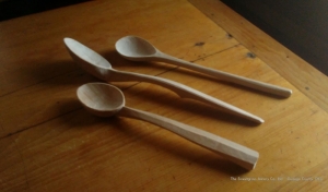 Woodwork/The Sweetgrass Joinery Co. - handcarved spoons in silver maple